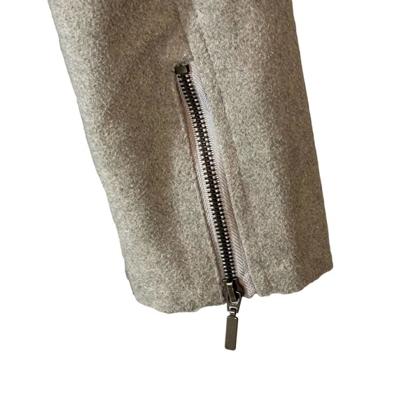 Yoki NY Outerwear Moto gray jacket coat Sz M RN 125639 - Picture 6 of 9